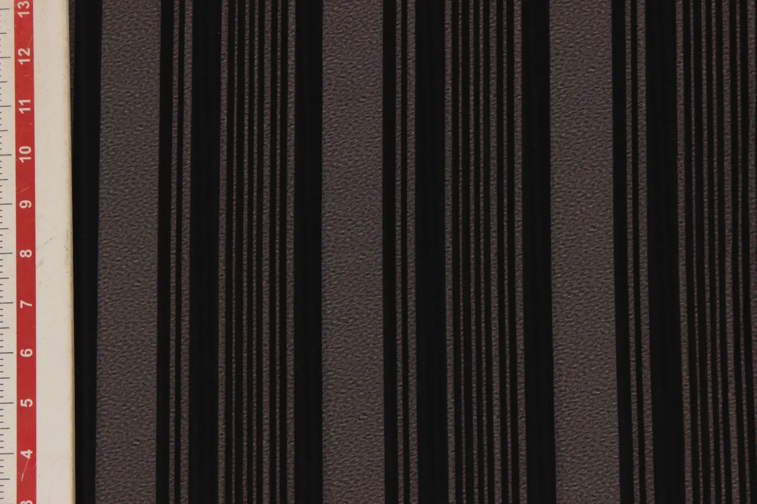 Grey & Black Printed Georgette Fabric