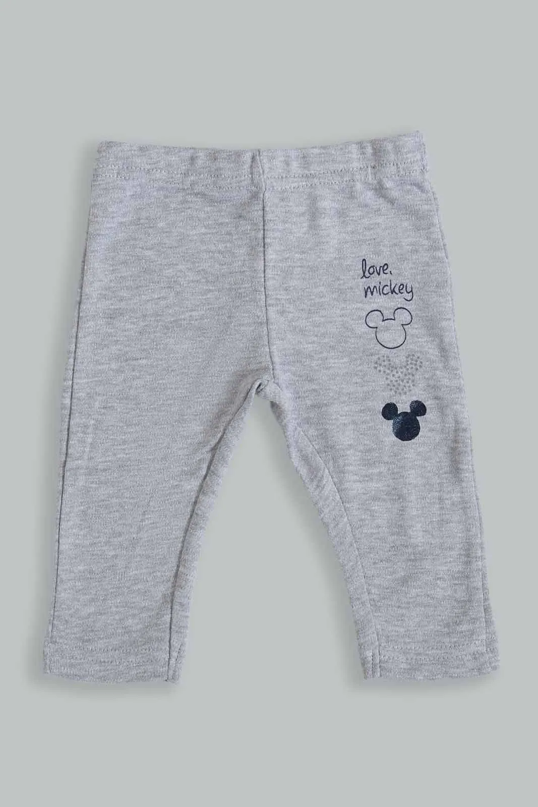 Grey And White Mickey Mouse Gift Set (4 Piece)