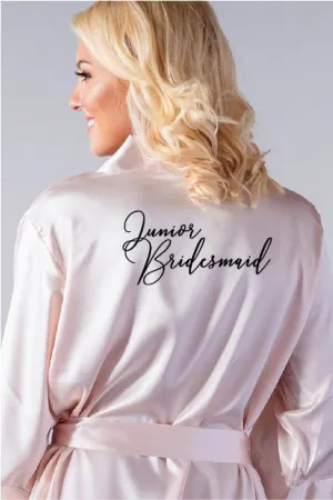 Handwritten Style - Junior Bridesmaid Robe
