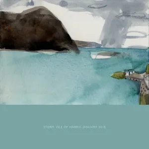 Harris Storm Greetings Card