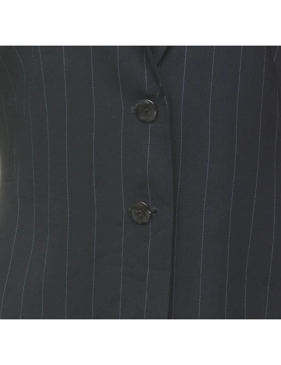 Harvey Benard Striped Blazer - M