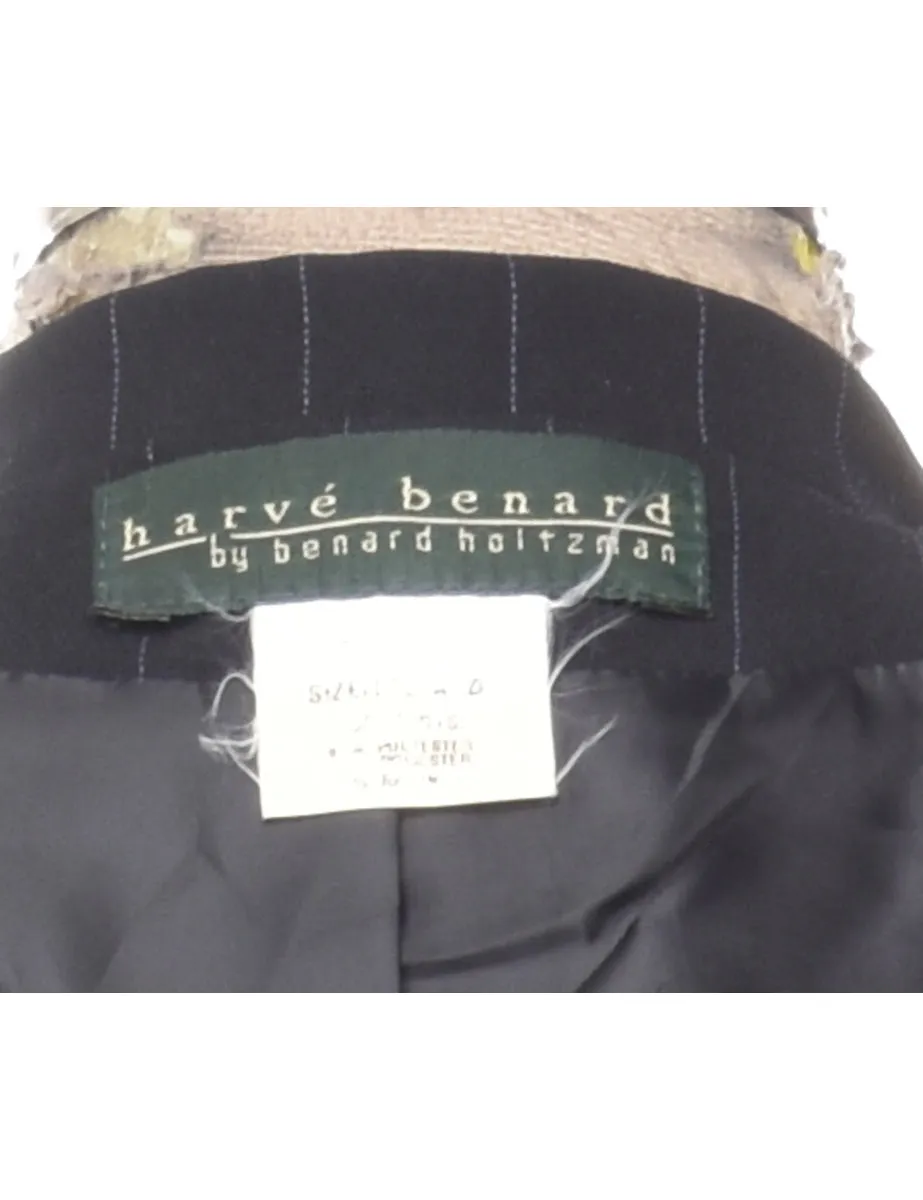 Harvey Benard Striped Blazer - M