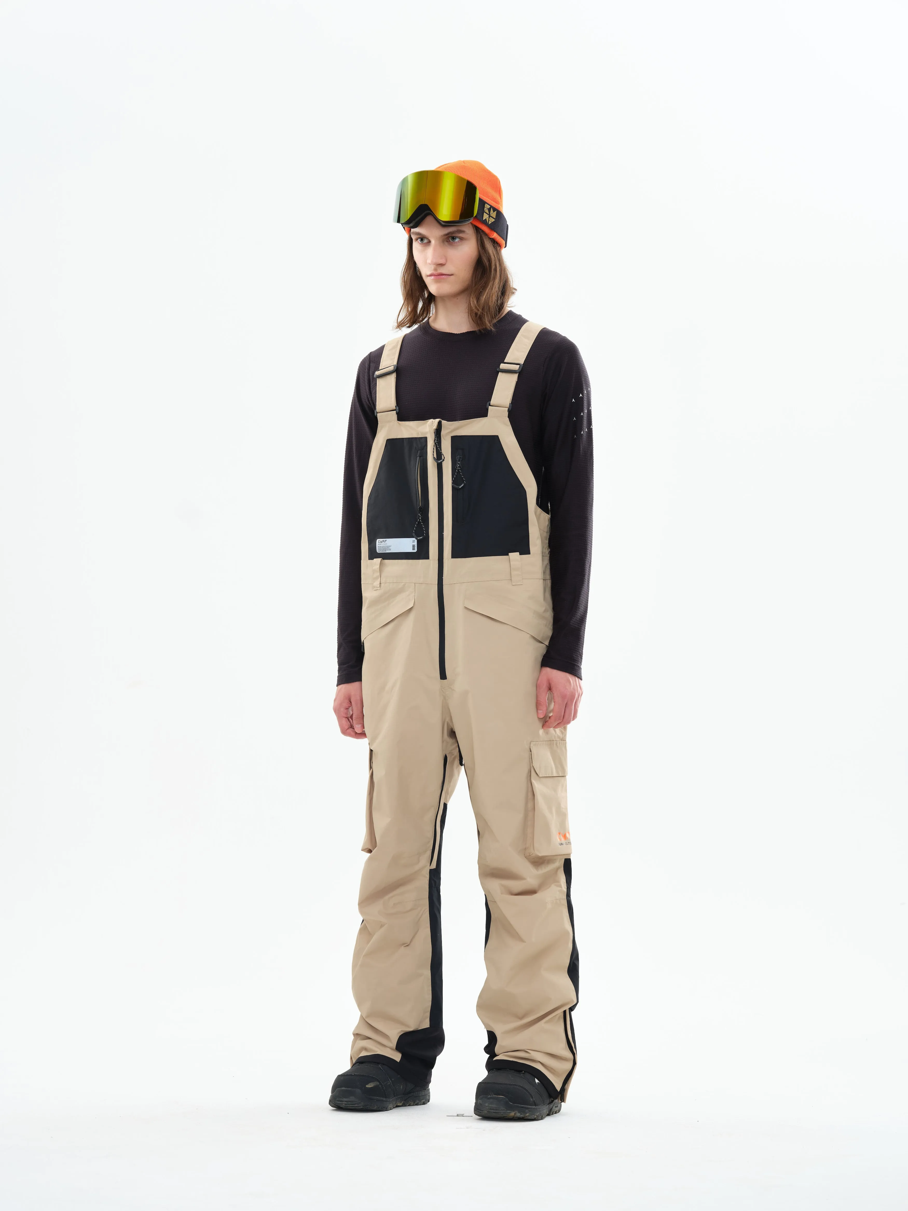 Iconic 23 Ski/Snowboard Bib Pants Women Khaki