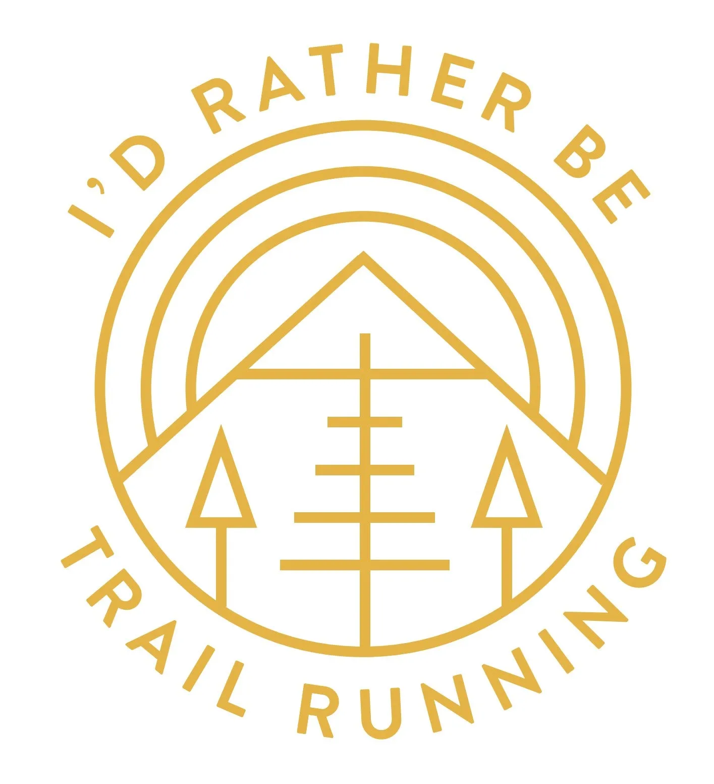 I'd Rather Be Trail Running Women's T-Shirt