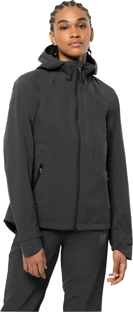 Jack Wolfskin Women&#x27;s Bike Commute Mono Jacket Phantom | Buy Jack Wolfskin Women&#x27;s Bike Commute Mono Jacket Phantom here | Outnorth