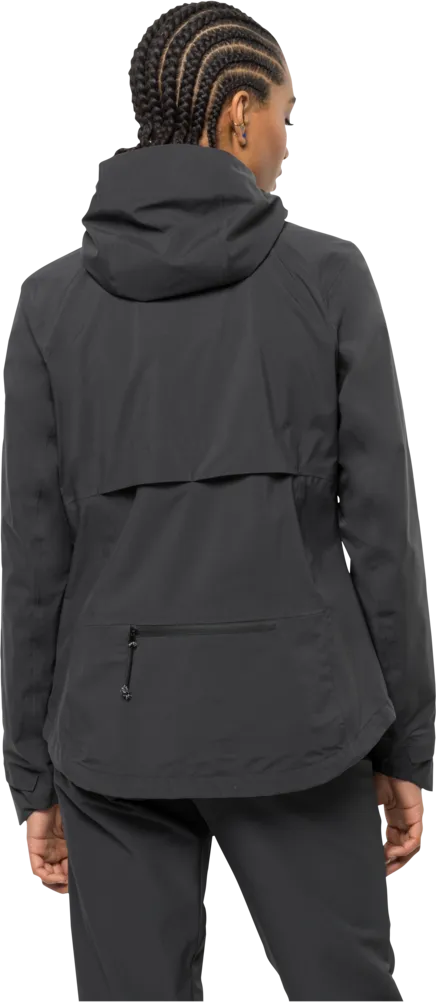 Jack Wolfskin Women&#x27;s Bike Commute Mono Jacket Phantom | Buy Jack Wolfskin Women&#x27;s Bike Commute Mono Jacket Phantom here | Outnorth