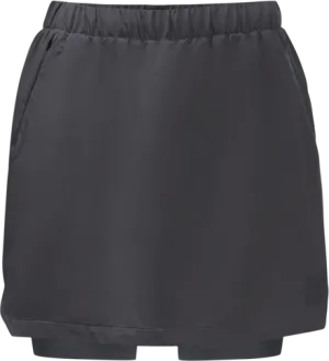 Jack Wolfskin Women&#x27;s Bike Commute Skort Phantom | Buy Jack Wolfskin Women&#x27;s Bike Commute Skort Phantom here | Outnorth