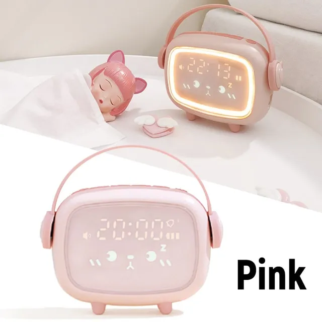 Kawaii Night Light Alarm Clock