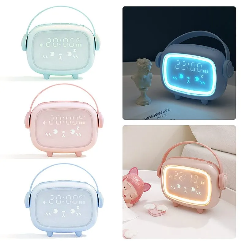 Kawaii Night Light Alarm Clock