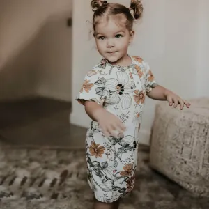 Kids Pajama Dress - Wildflowers