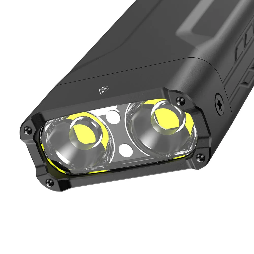 KLARUS X1 FlatTac Ultra Slim Tactical Flashlight 4200 Lumens Rechargeable EDC Flashlight