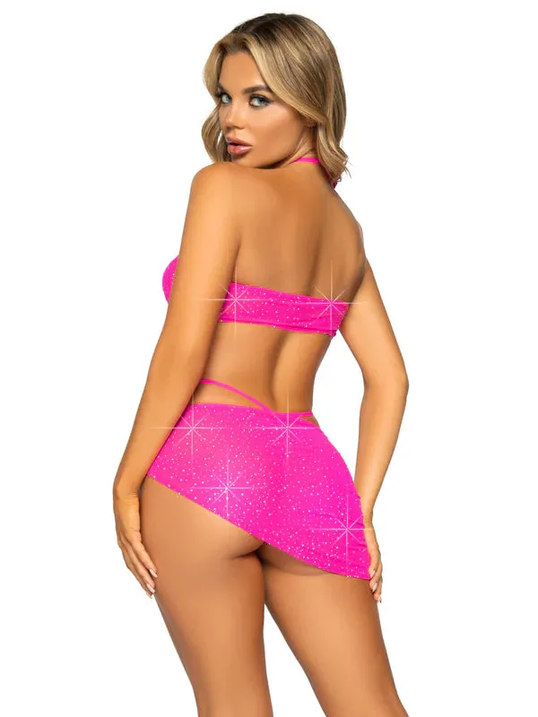 Leg Avenue South Beach Sarong and Bikini Set 81652
