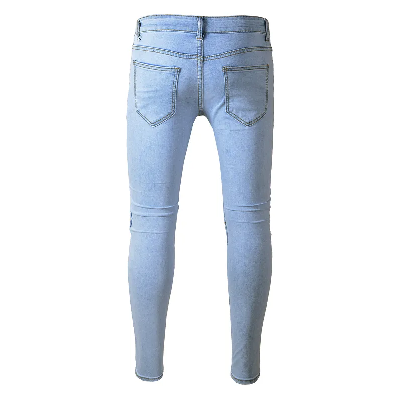 Light Skinny Ripped Jeans