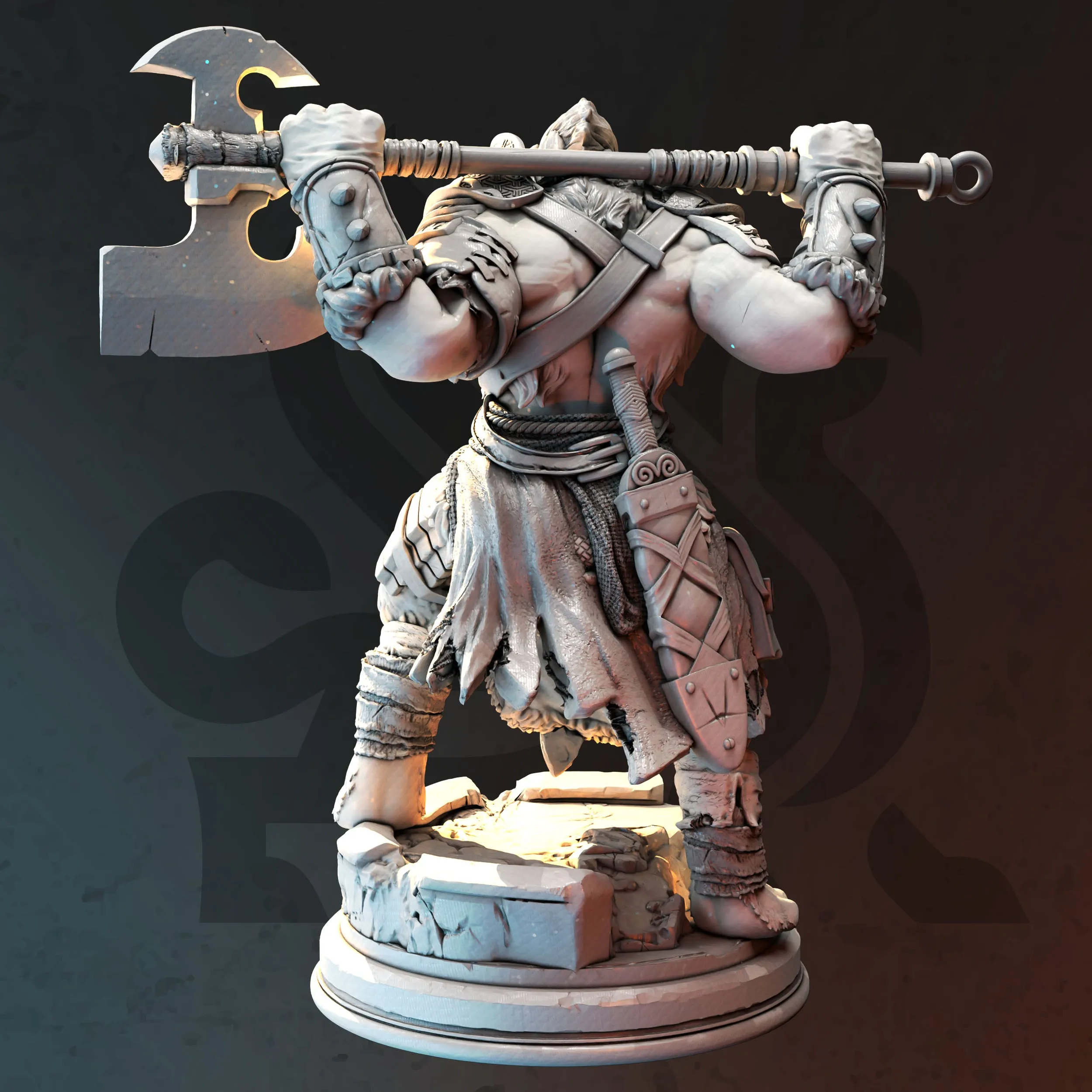 Lionfolk Barbarian - Ezeqial