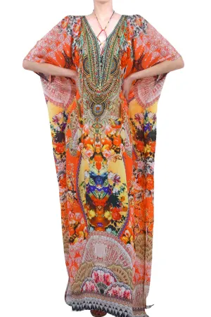 Long Kaftan Dress Beach Resort Dresses