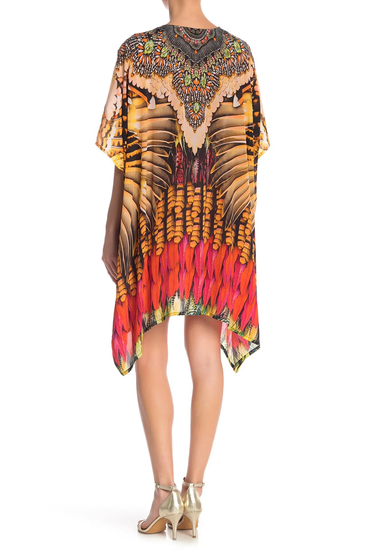 Luxury Short Caftan Dress