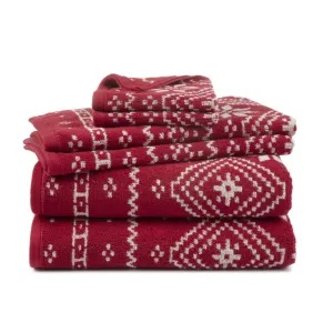 Martex Fair Isle Holiday Towel Set - 6 Piece