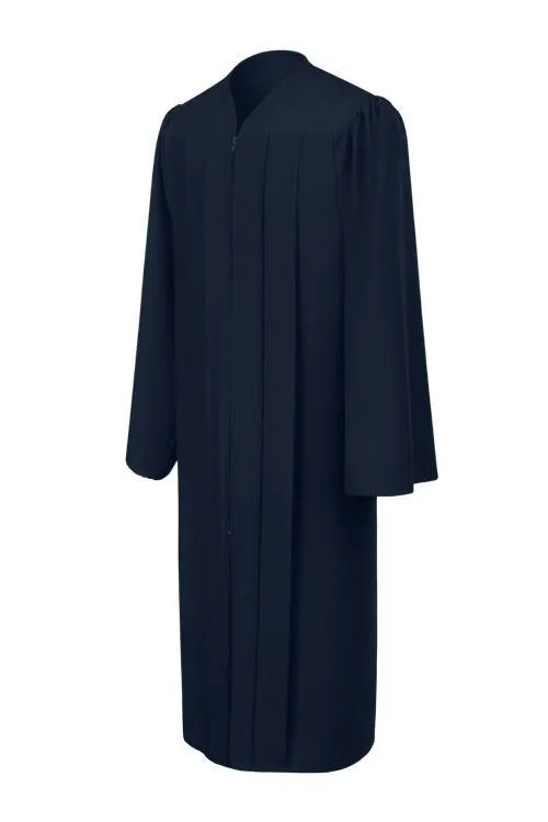 Matte Navy Blue Choir Robe