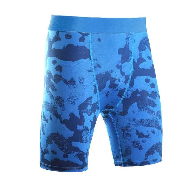 Men Pro Compression Quick Dry Gym Workout Yoga Shorts