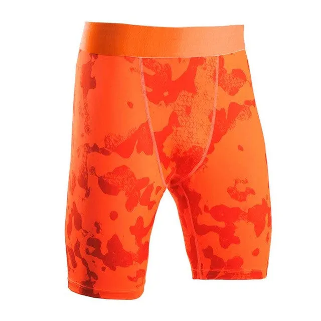 Men Pro Compression Quick Dry Gym Workout Yoga Shorts