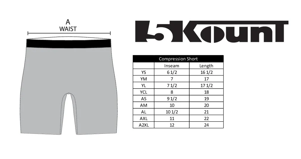 Middlesex Wrestling Sublimated Compression Shorts
