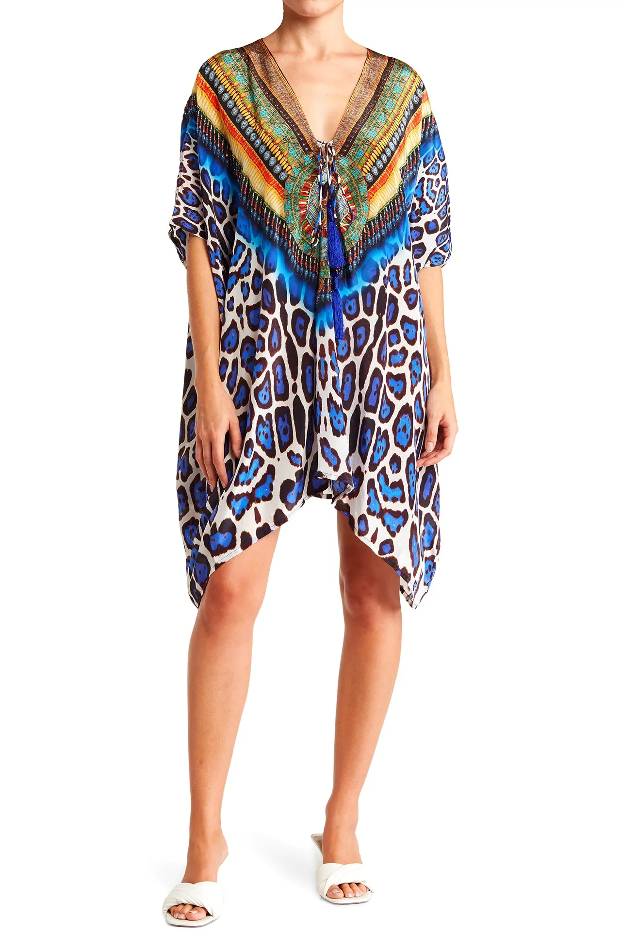 Multiway Wear Blue Kaftan