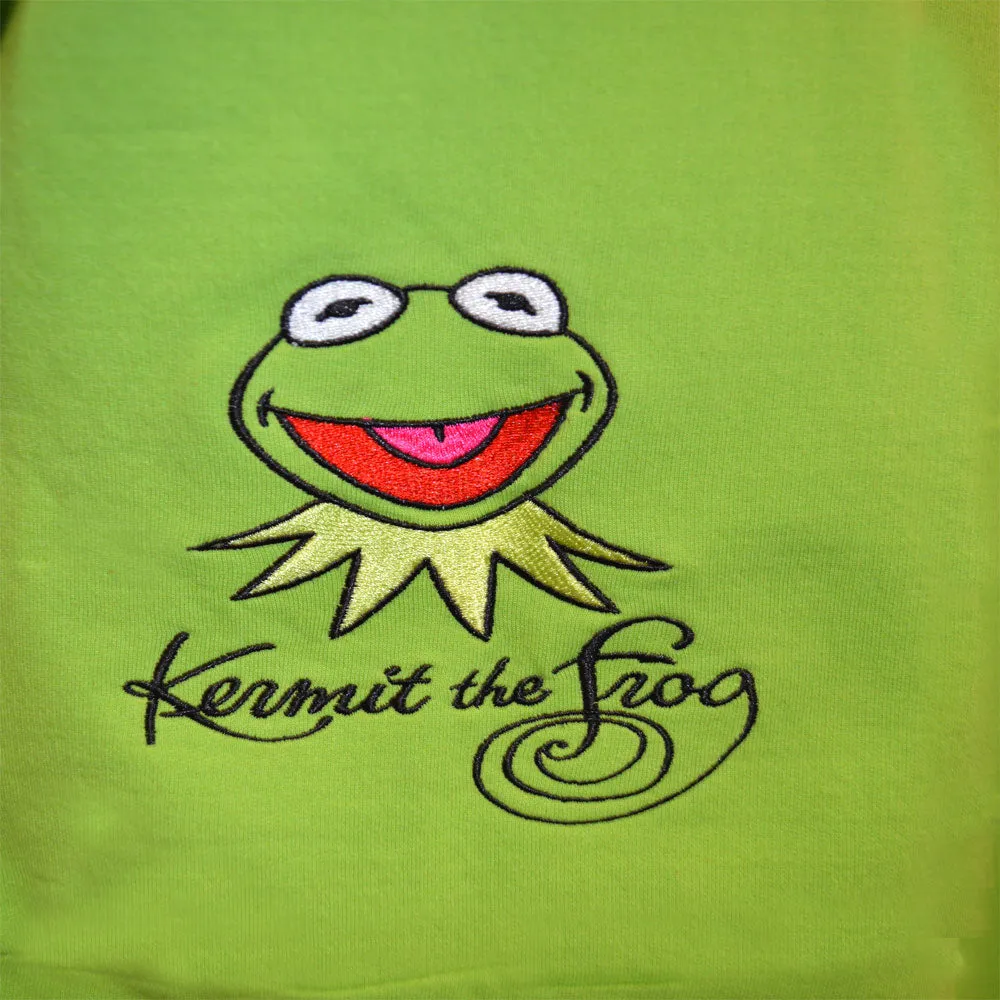 Muppets Kermit Hooded Onesie Union Suit Pajama