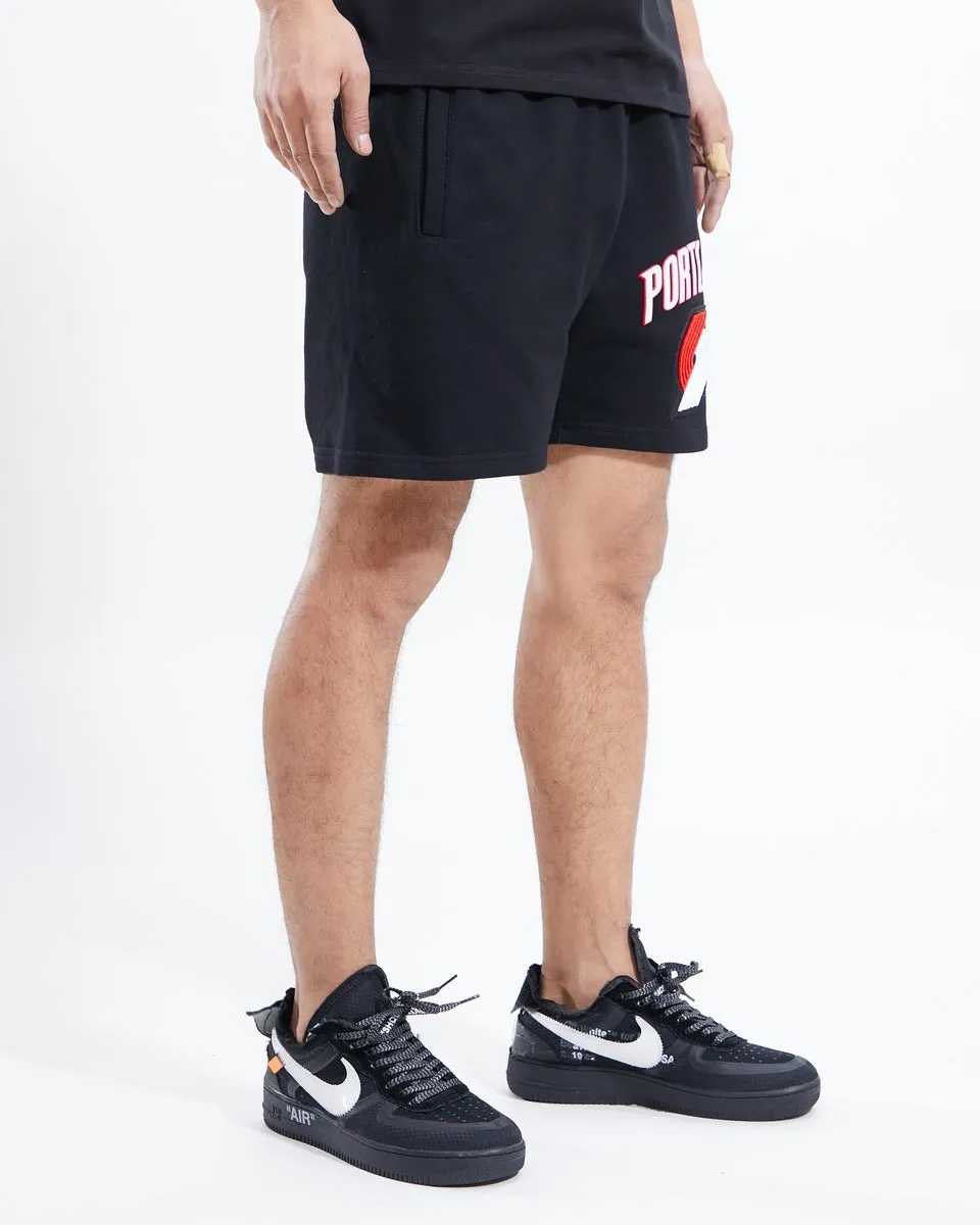 NBA PORTLAND TRAIL BLAZERS CLASSIC MEN'S SHORT (BLACK)