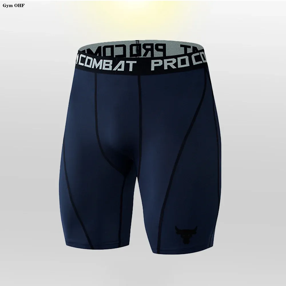 New Men Training Running Shorts Quick Dry Fitness Gym Shorts Man Compression Sport Tights Basketball Shorts Male Sportswear
