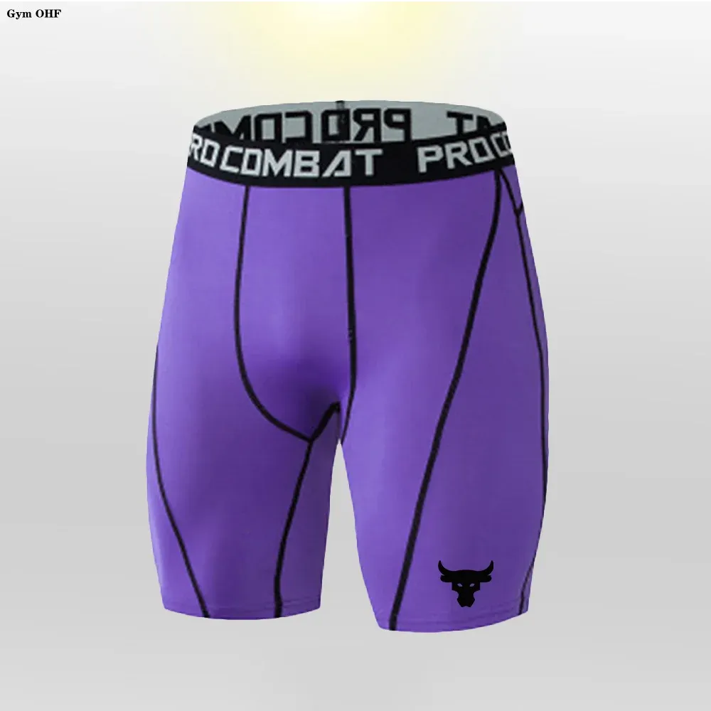 New Men Training Running Shorts Quick Dry Fitness Gym Shorts Man Compression Sport Tights Basketball Shorts Male Sportswear