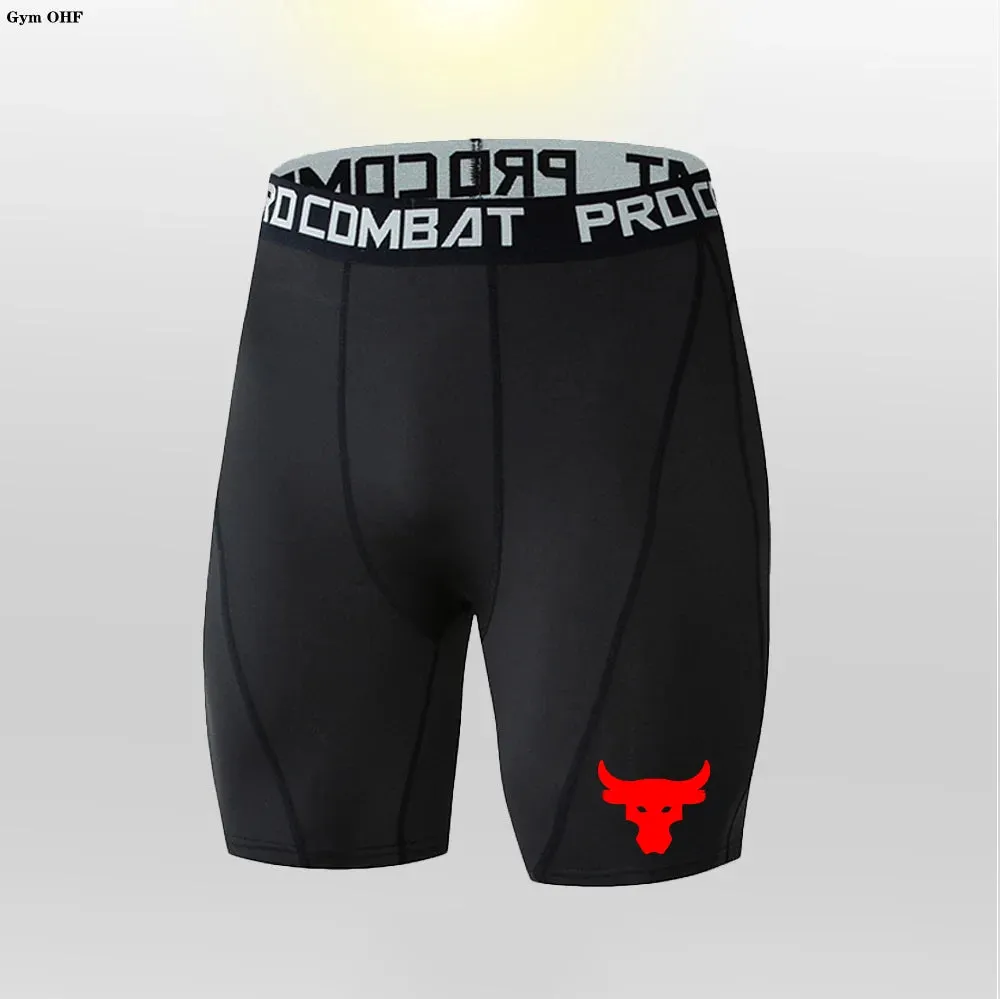 New Men Training Running Shorts Quick Dry Fitness Gym Shorts Man Compression Sport Tights Basketball Shorts Male Sportswear