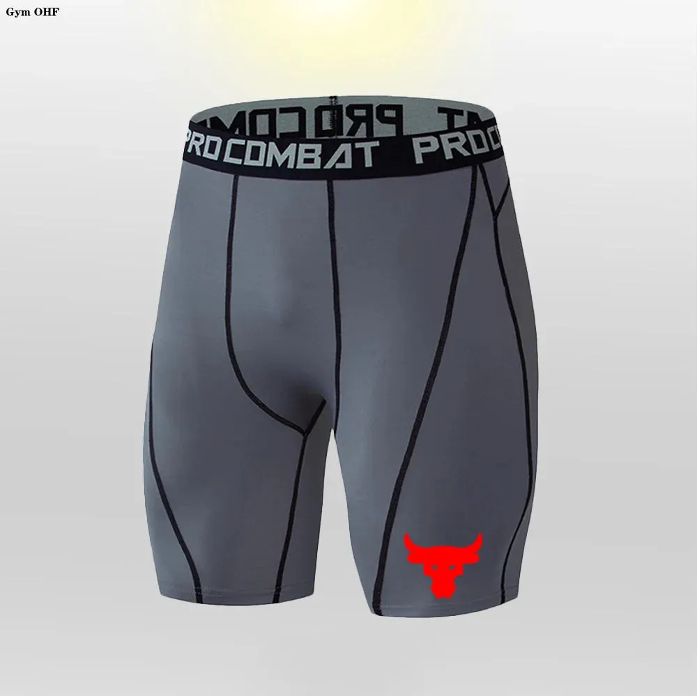 New Men Training Running Shorts Quick Dry Fitness Gym Shorts Man Compression Sport Tights Basketball Shorts Male Sportswear