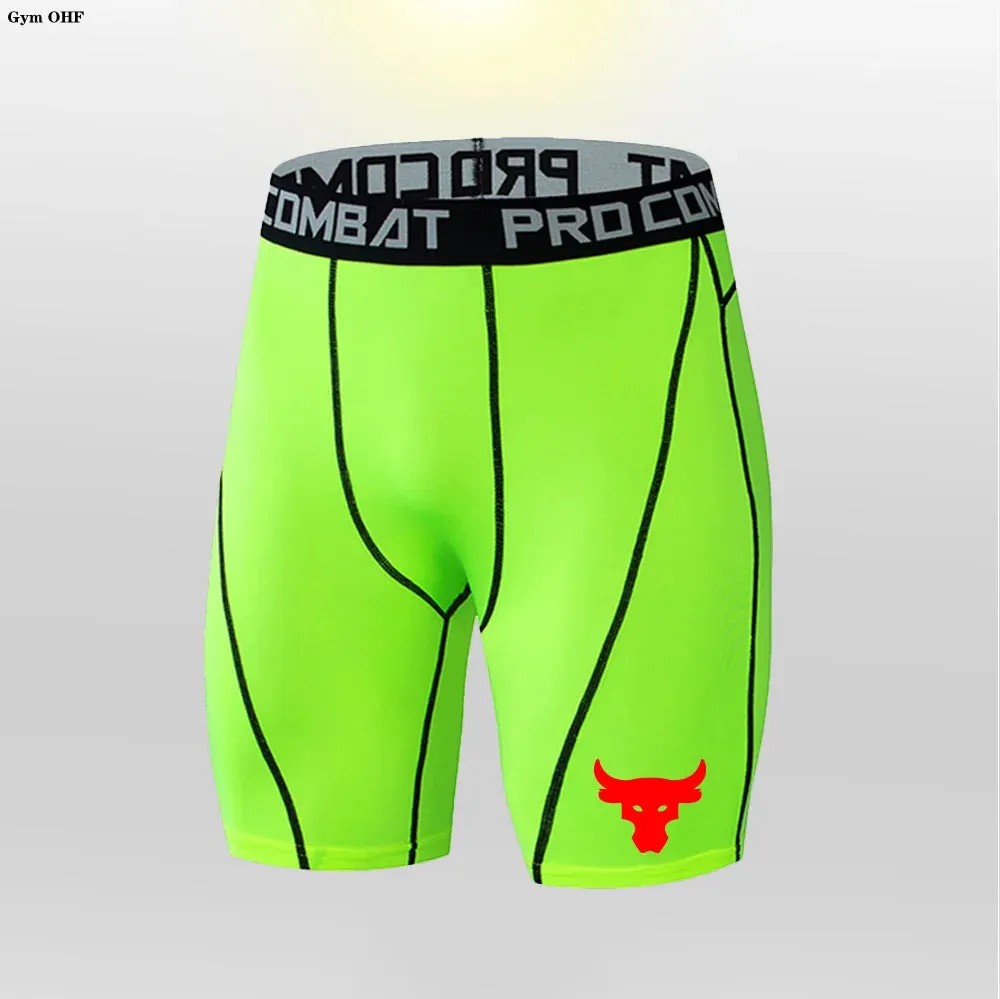 New Men Training Running Shorts Quick Dry Fitness Gym Shorts Man Compression Sport Tights Basketball Shorts Male Sportswear