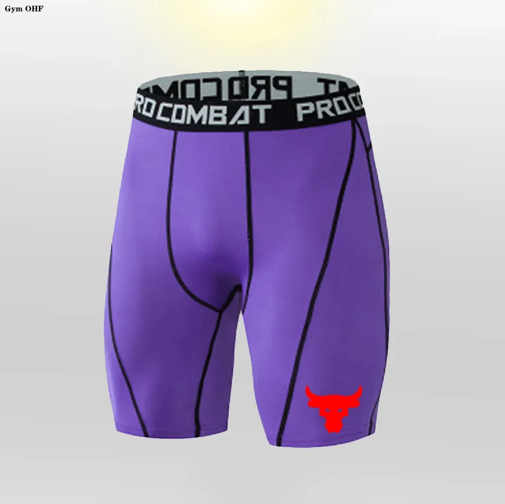 New Men Training Running Shorts Quick Dry Fitness Gym Shorts Man Compression Sport Tights Basketball Shorts Male Sportswear