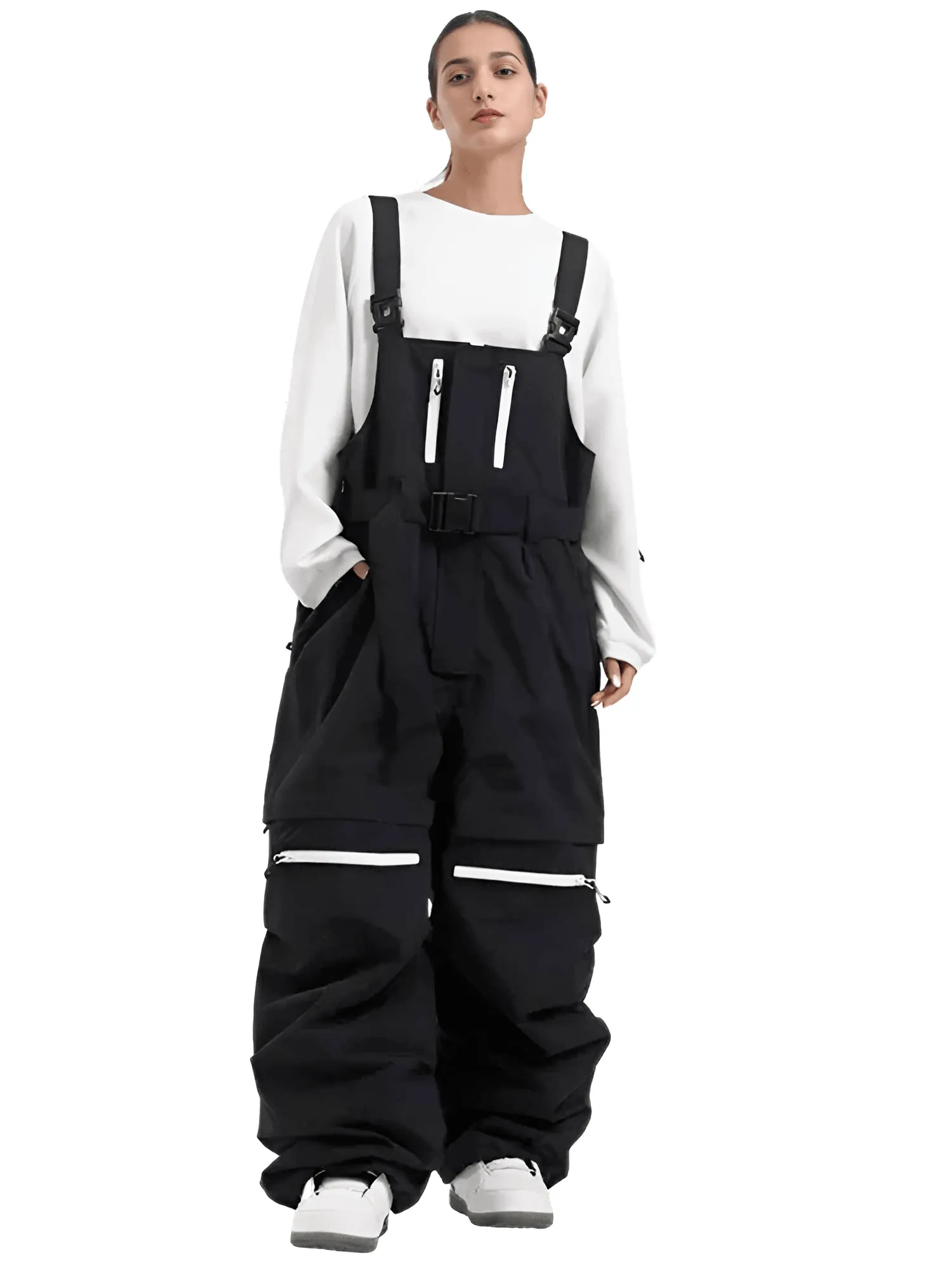 Outdoor Skiing Snow Pants New 2025 Winter Loose Sports Ski Trousers Windproof Waterproof Women Men Warm Snowboarding Overalls