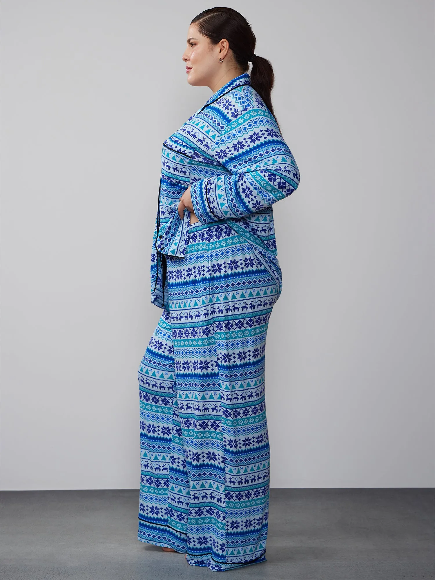 Plus Fair Isle Pajama Set