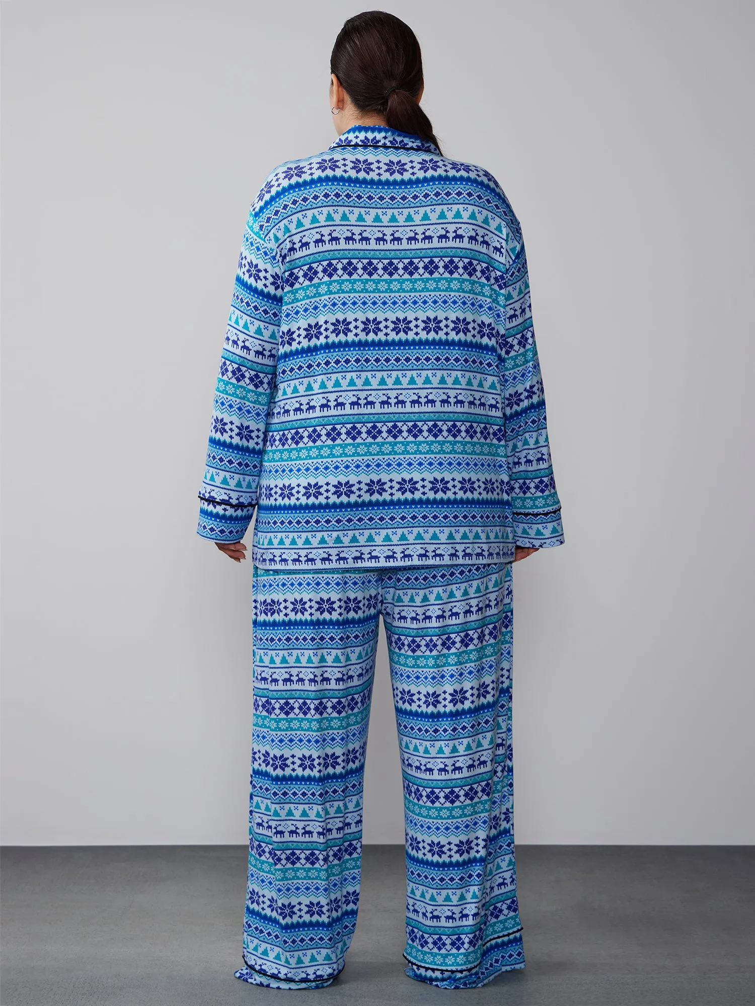 Plus Fair Isle Pajama Set