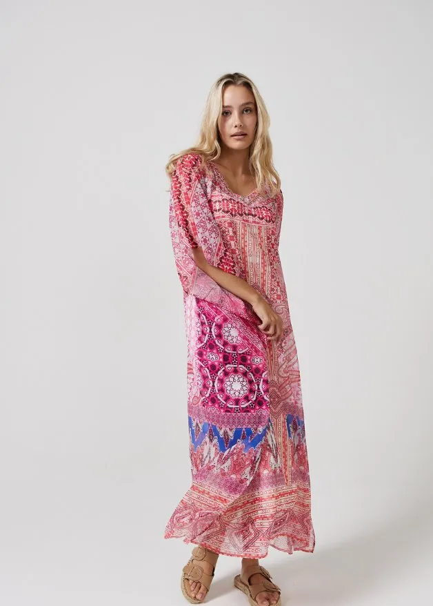 Pretty in Pink Kaftan