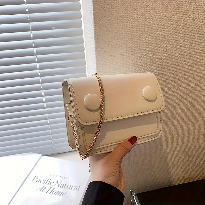 realaiot  Mini Fashion Crossbody Bag, Trendy Flap Shoulder Bag, Women's Casual Handbag & Purse For Commute