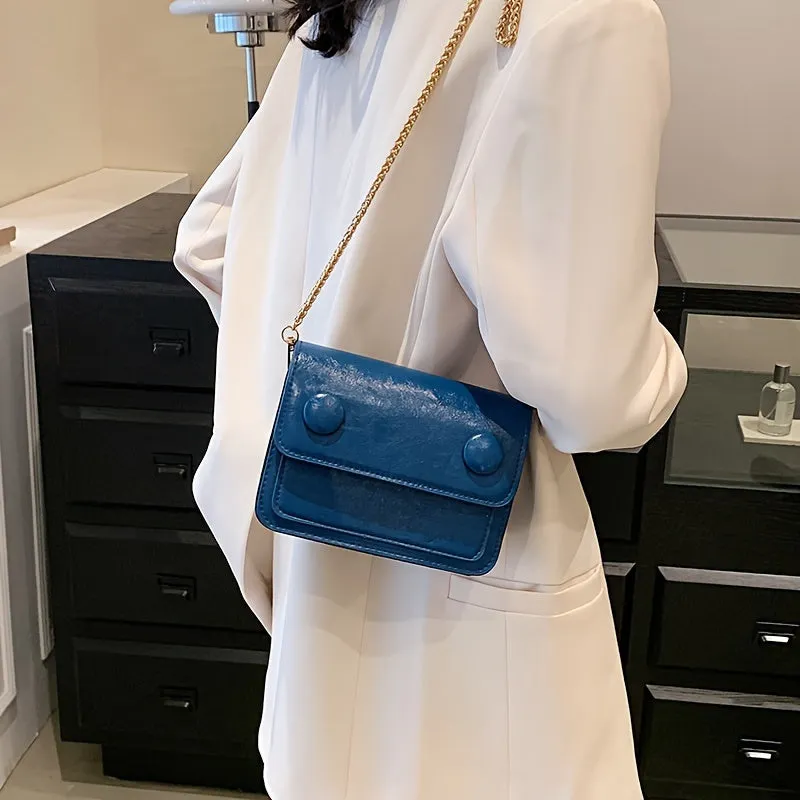 realaiot  Mini Fashion Crossbody Bag, Trendy Flap Shoulder Bag, Women's Casual Handbag & Purse For Commute