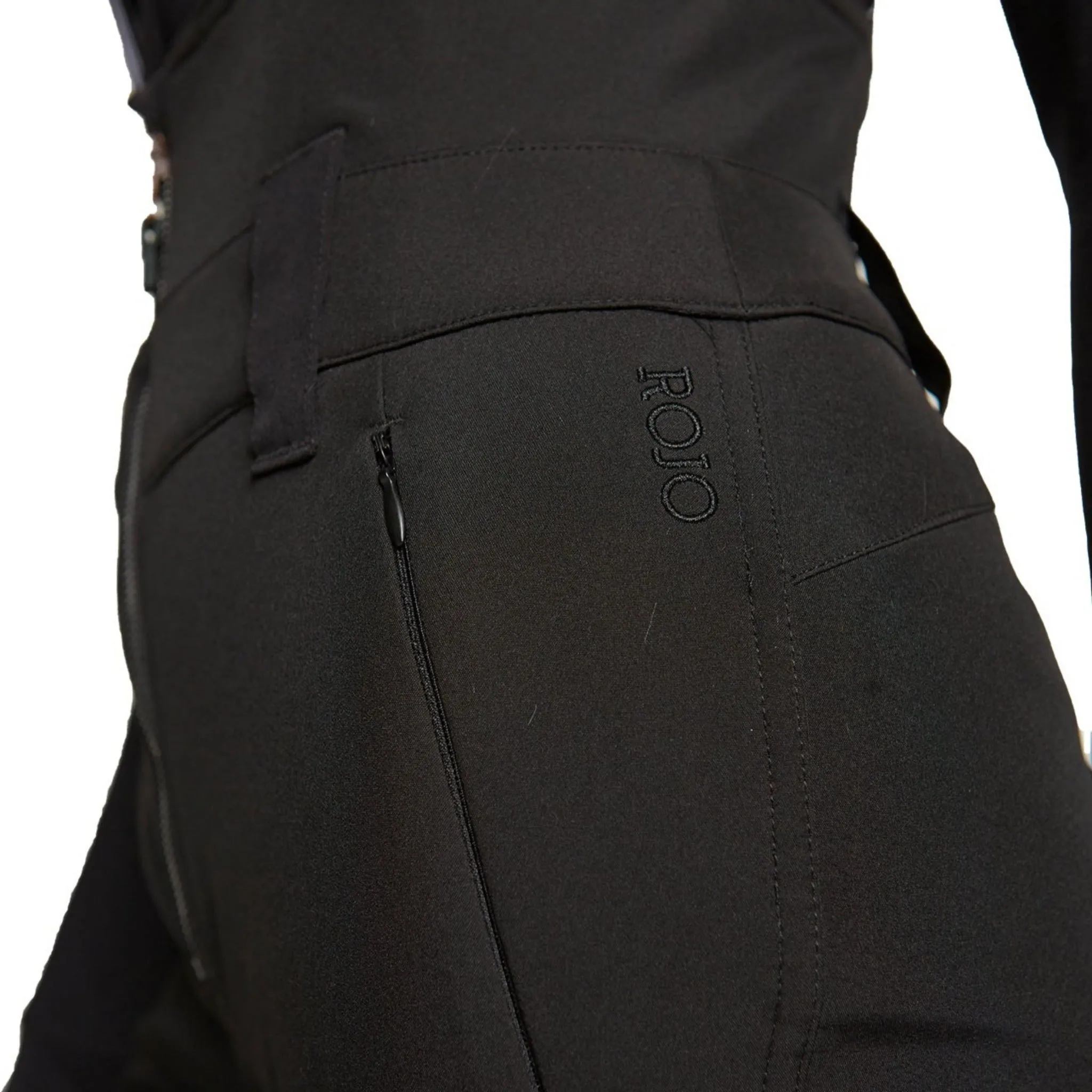 Rojo Women's Softshell High Rise Snow Pant - Black