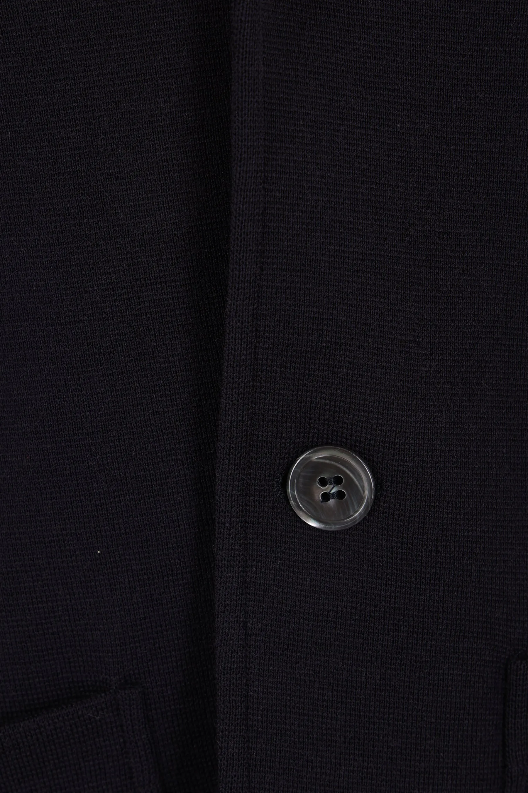 Single-breasted Striped Wool Knit Jacket