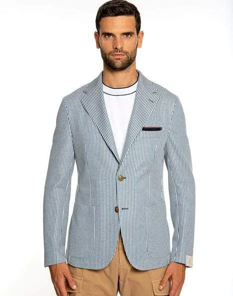 Striped Real Cut Jacket