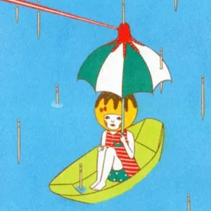 Toothpick Rain Giclee Print by Naoshi