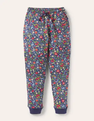 Warrior Knee Sweatpants-Starboard Autumn Berry Floral