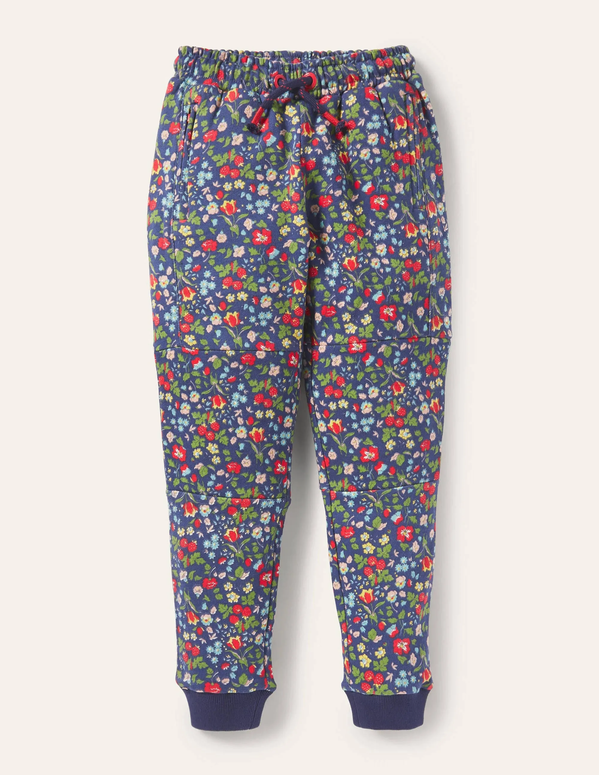 Warrior Knee Sweatpants-Starboard Autumn Berry Floral