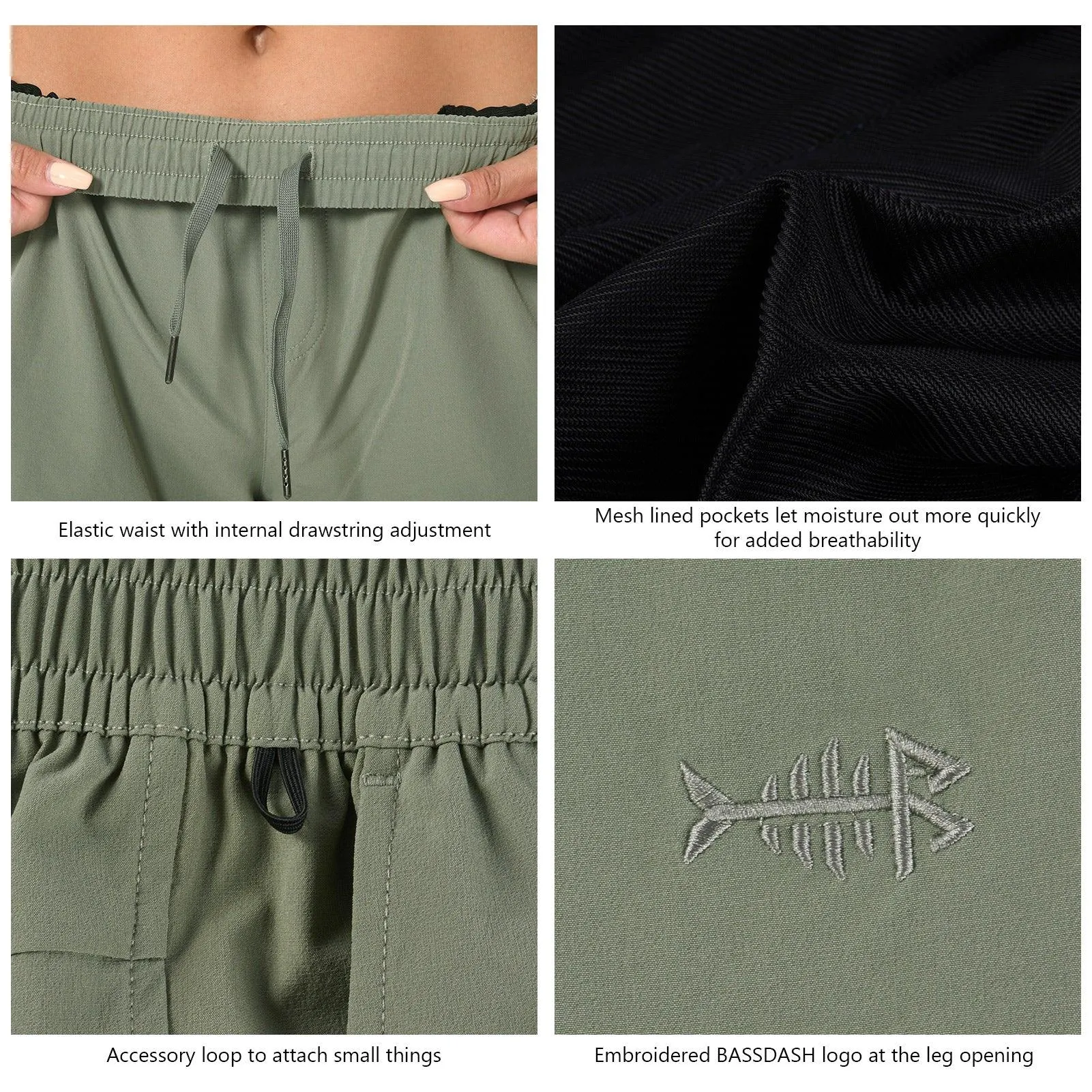 Women's 50  Quick Dry UPF 50  Cargo Shorts FP04W