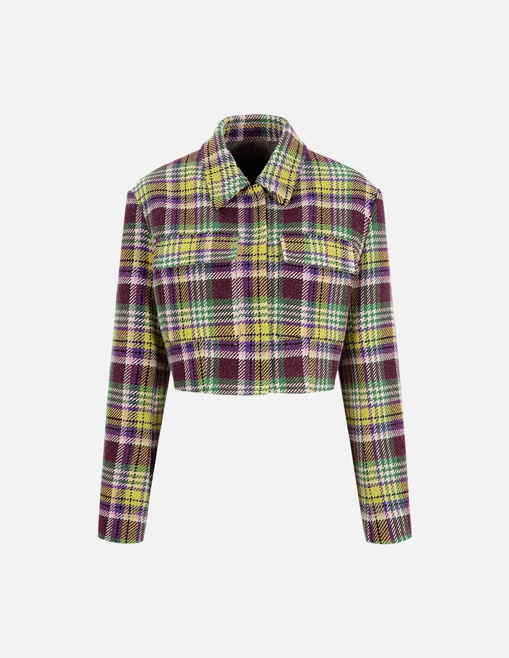 Women's Tartan Wool Jacket