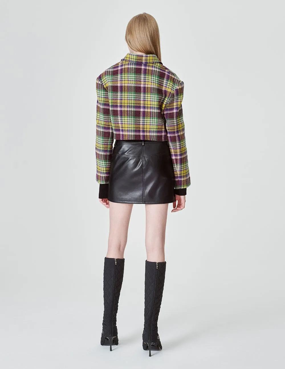 Women's Tartan Wool Jacket