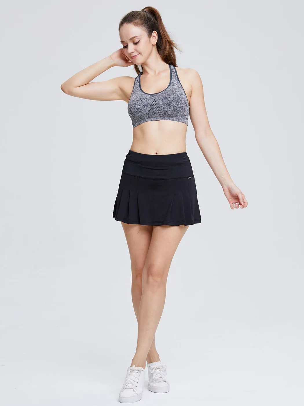 Women's Tennis Skirt Quick Dry Pleated with Pockets